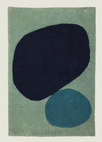 Two Stones Bluebird Bath Rug