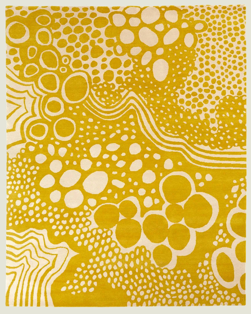 Glacier Sunny Wool Area Rug | Angela Adams – angela adams