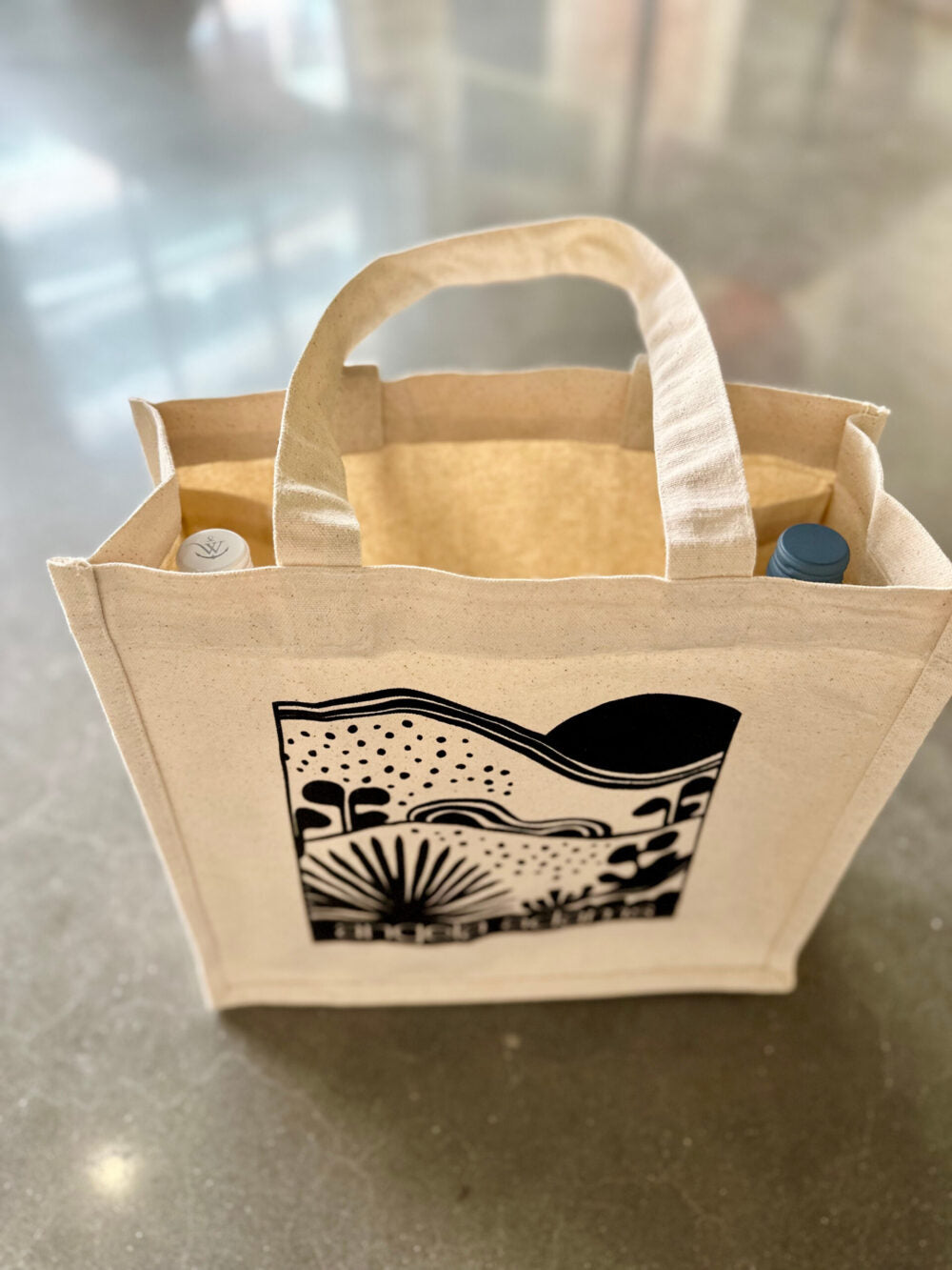 AA Canvas Wine Tote