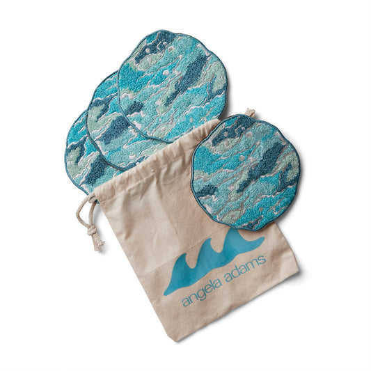 Ocean Mug Rug - Set of 4