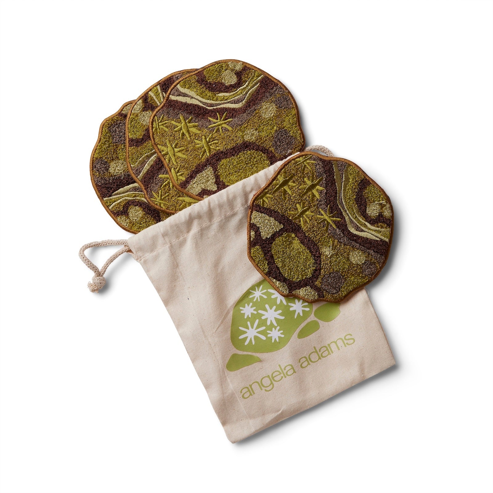 Woodland Mug Rug - Set of 4