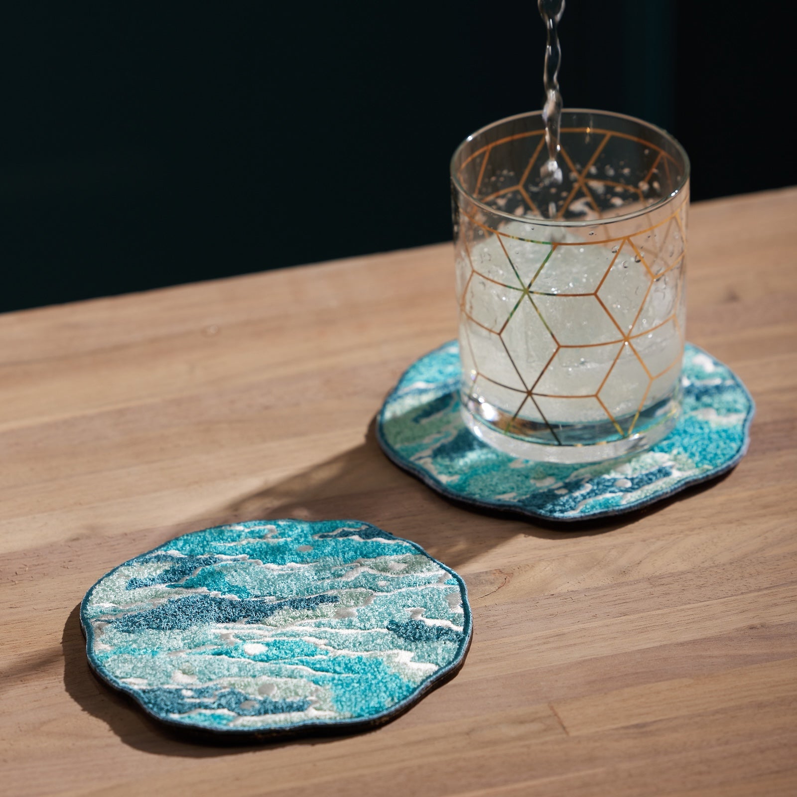 Ocean Mug Rug - Set of 4