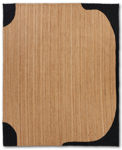 Bear Cub Grizzly wool area rug by Angela Adams in warm grizzly brown