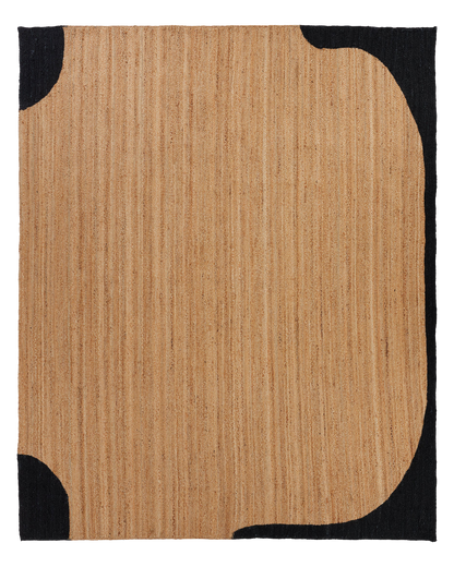 Bear Cub Grizzly wool area rug by Angela Adams in warm grizzly brown