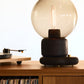 Albi 12" Globe Lamp - Ebony Walnut