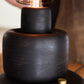 Albi 12" Globe Lamp - Ebony Walnut