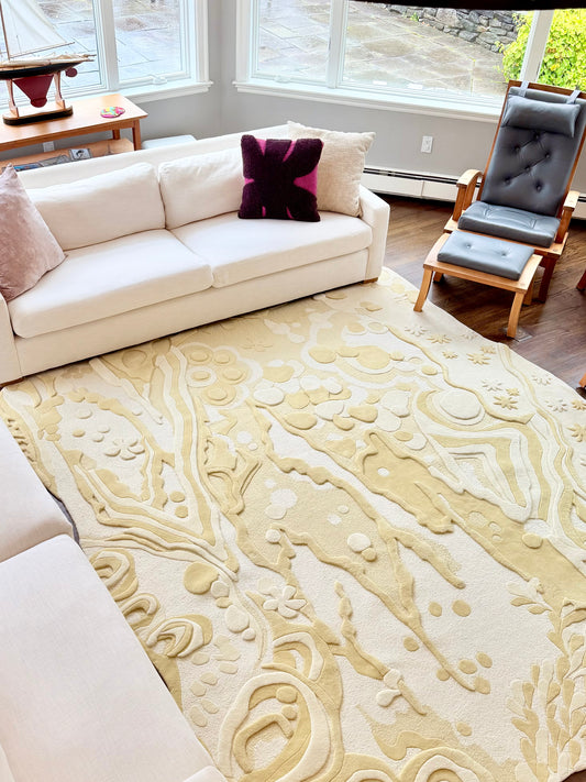 Eden Pearl Rug in a Modern Living Room