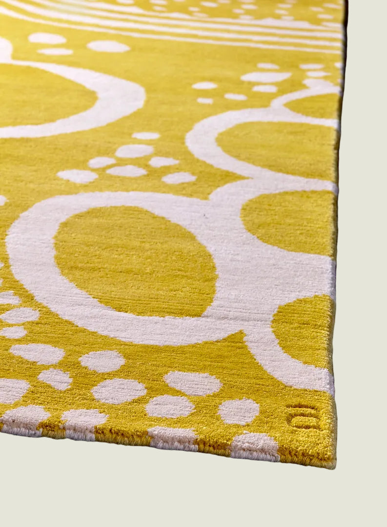 Glacier Sunny Wool Area Rug | Angela Adams – angela adams