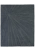 Grace Graphite wool area rug by Angela Adams in cool graphite gray