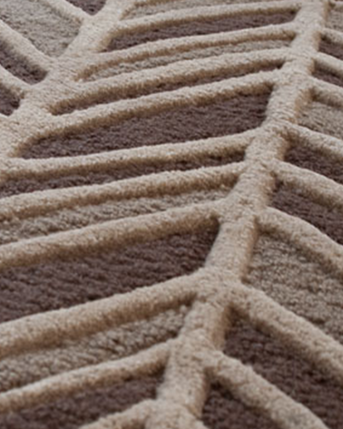 Wool Sampling Instruments Herringbone Chocolate Wool Area Rug | Angela Adams – angela adams