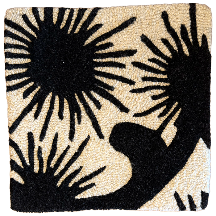 Pine Tree Snow Sample Square
