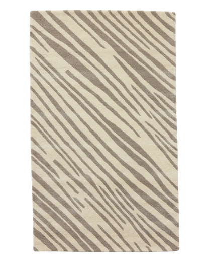 Spacewave Camel wool area rug by Angela Adams in warm camel tan