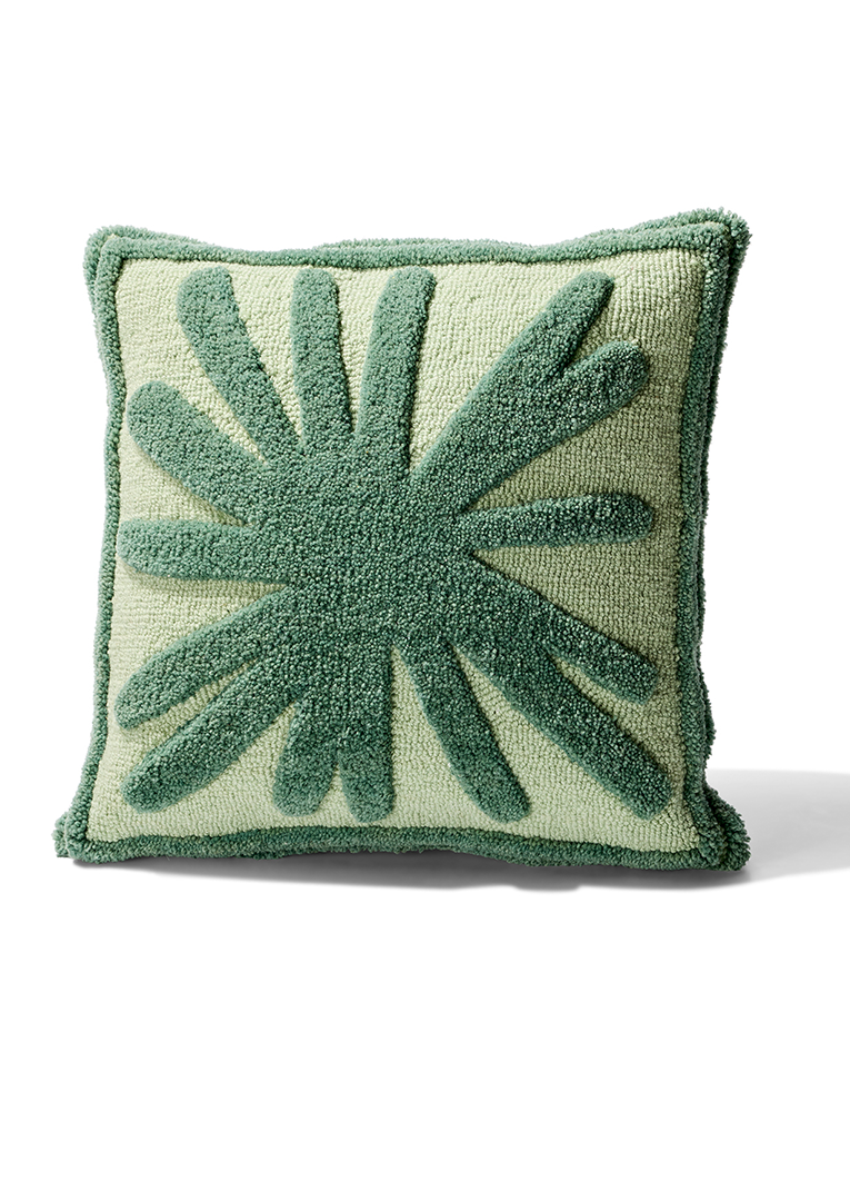 Urchin Sage Tufted Pillow
