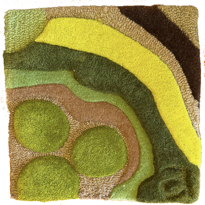 Woodland Moss Sample Square