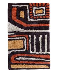 Laguna Harvest wool area rug by Angela Adams in warm harvest beige