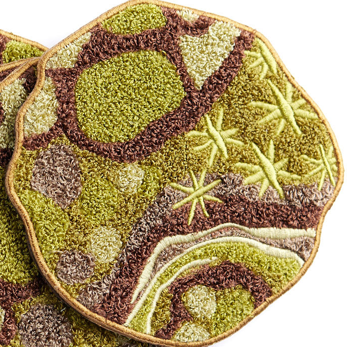 Woodland Mug Rug - Set of 4