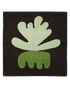 Sea Flower Seaweed wool area rug by Angela Adams in earthy seaweed brown