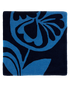 Posey Bluebird wool area rug by Angela Adams in cheerful bluebird blue