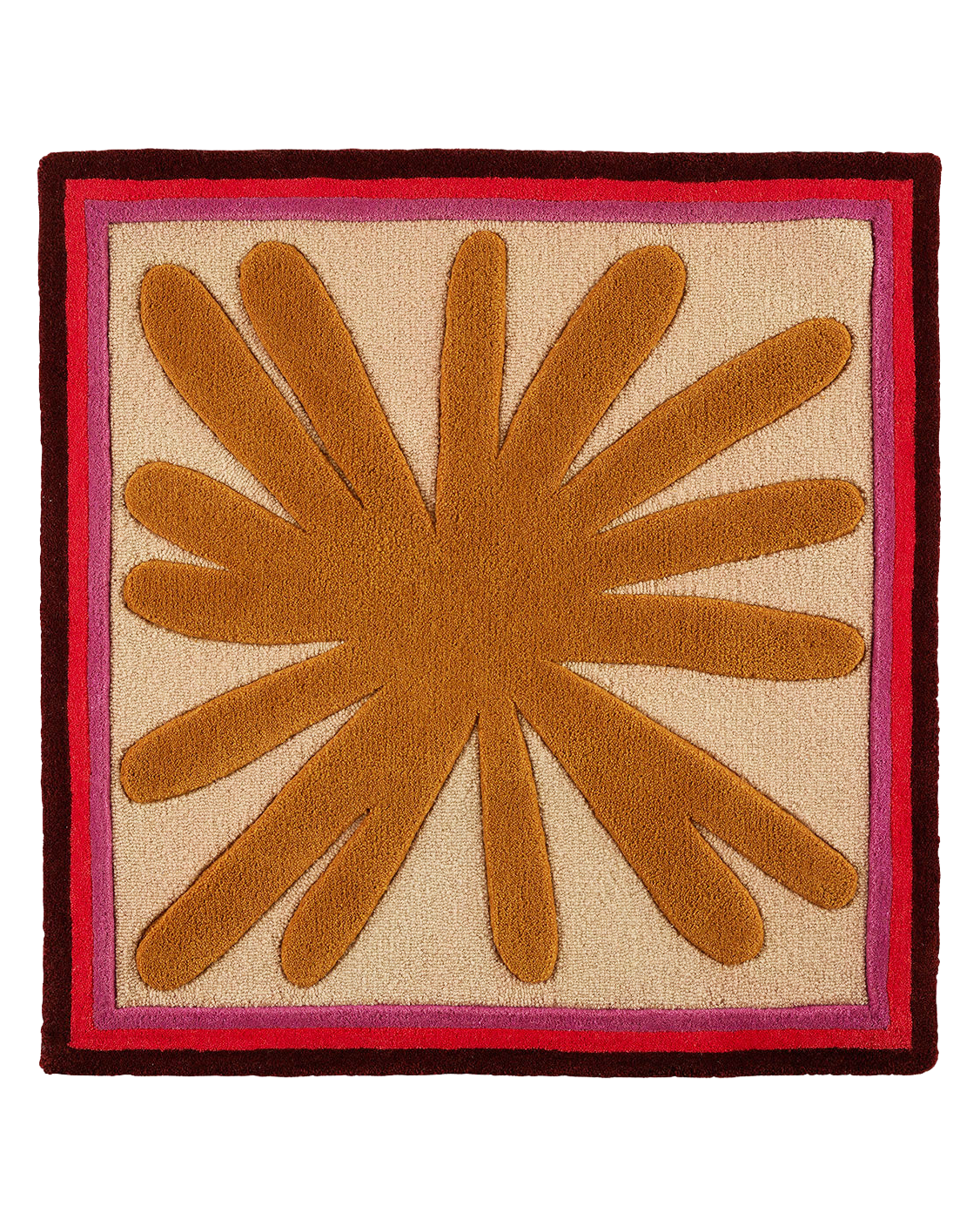 Urchin Uni wool area rug by Angela Adams in soft, sandy neutral