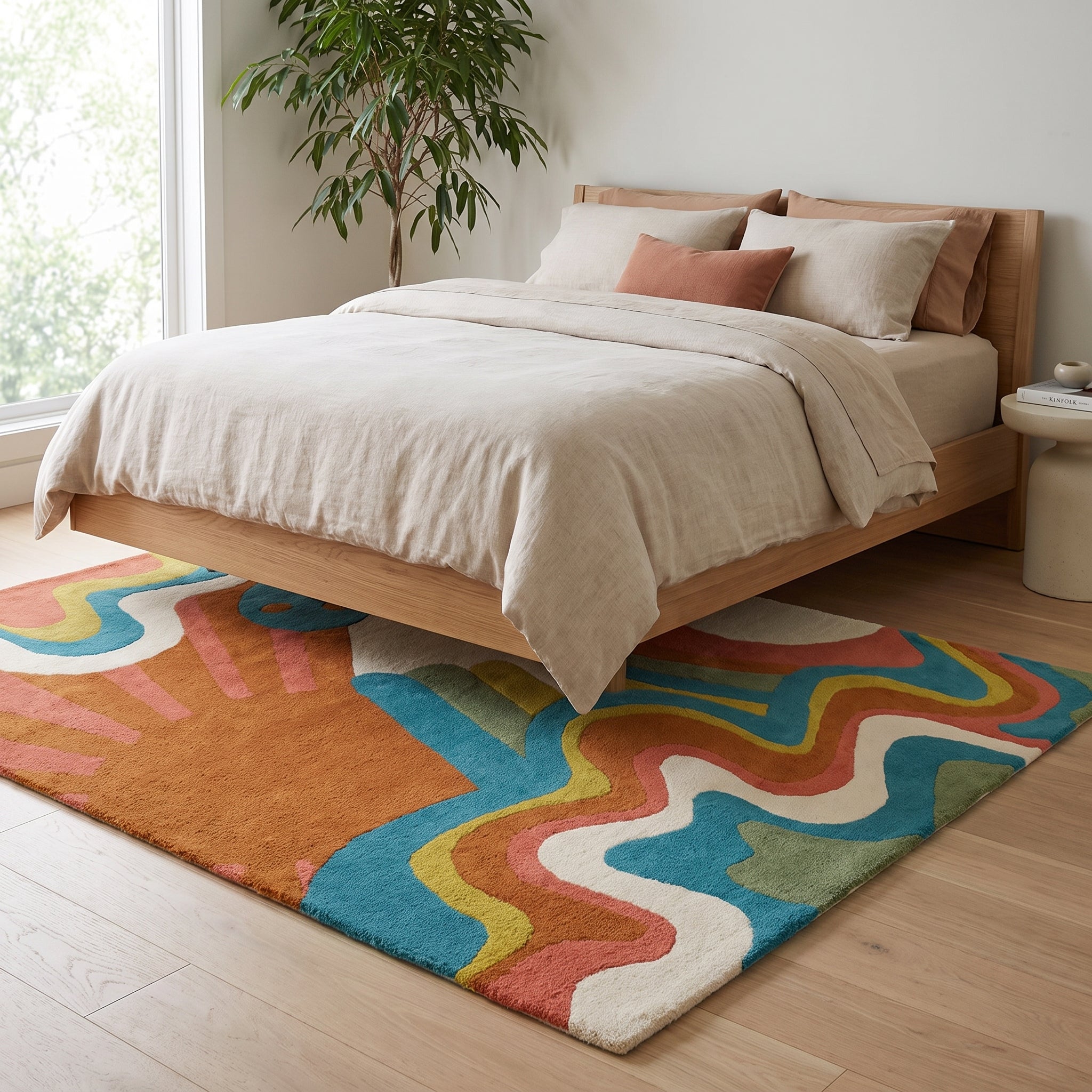 Daytrip Happy Wool Area Rug | Angela Adams
