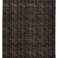 Siena Coffee jute area rug by Angela Adams in deep coffee brown