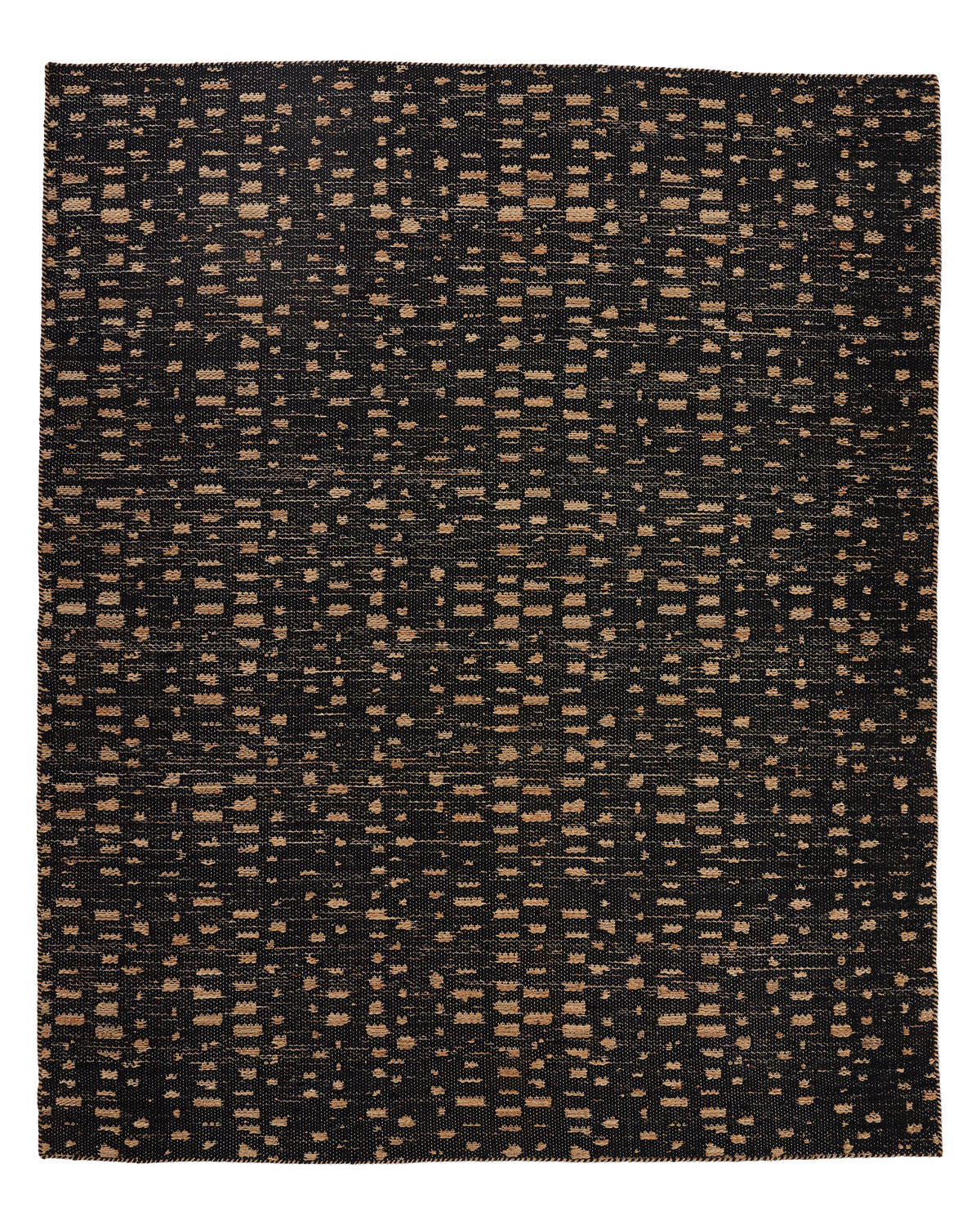Siena Coffee jute area rug by Angela Adams in deep coffee brown