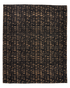 Siena Coffee jute area rug by Angela Adams in deep coffee brown