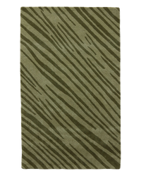 Spacewave Sage wool area rug by Angela Adams in organic sage green