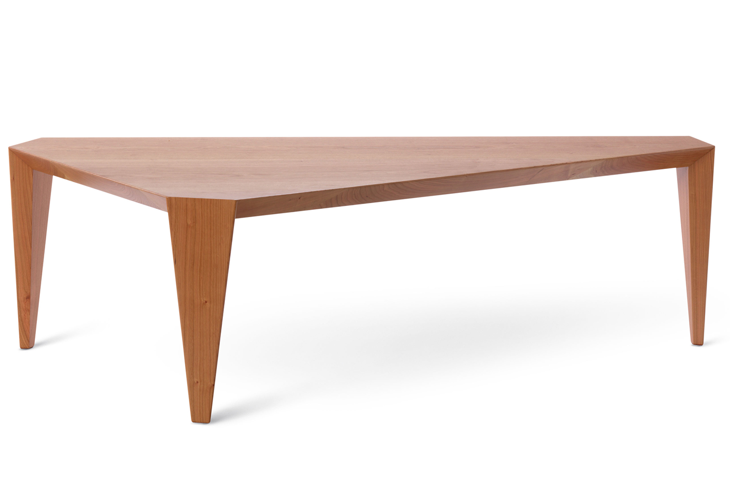 Origami coffee table luxury modern sustainable hardwood handcrafted made in america maine
