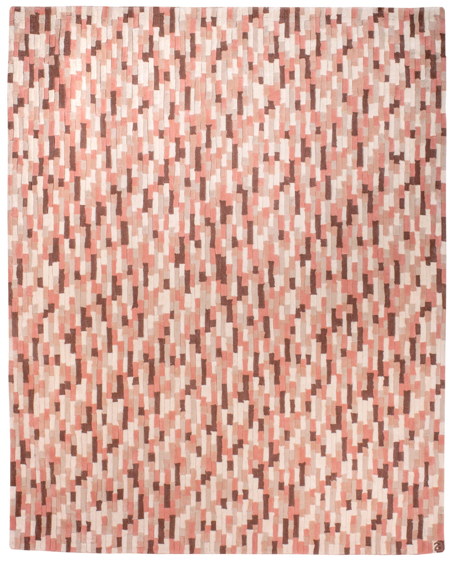 handmade rugs carpet luxury textile modern wool pink