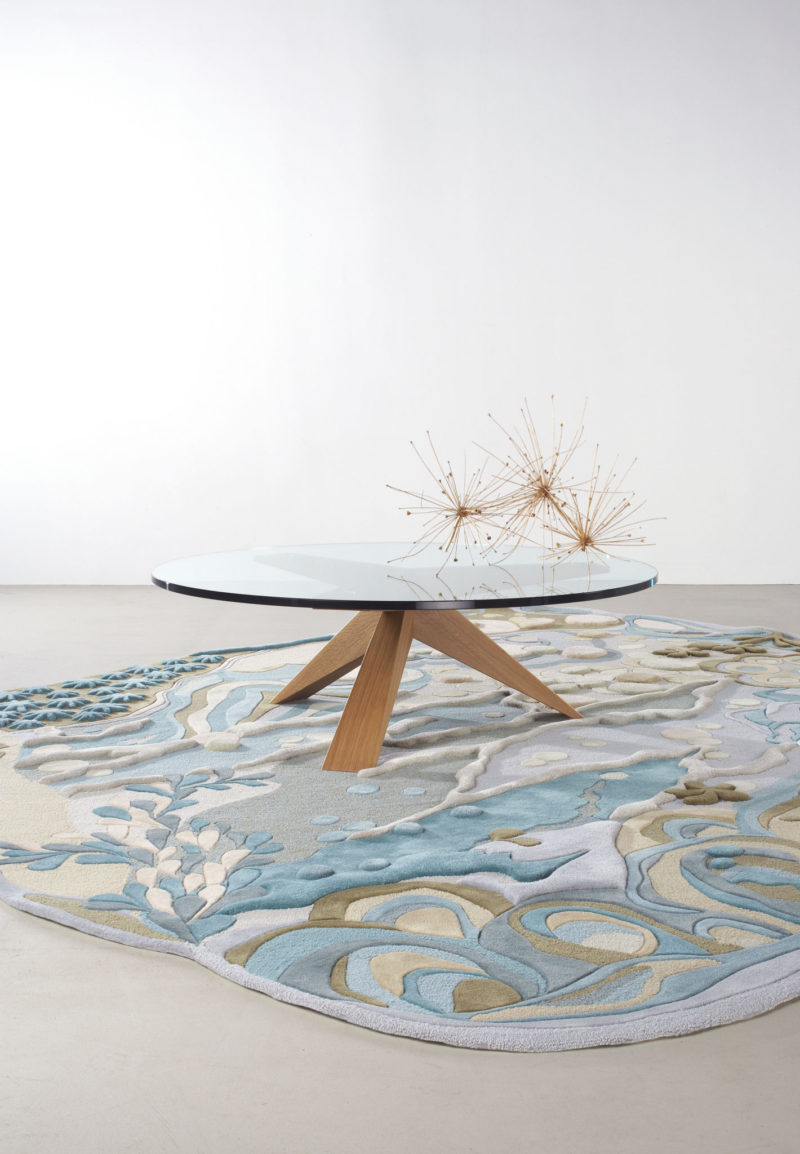 Dune Lifestyle propeller table handmade rugs modern luxury interior design