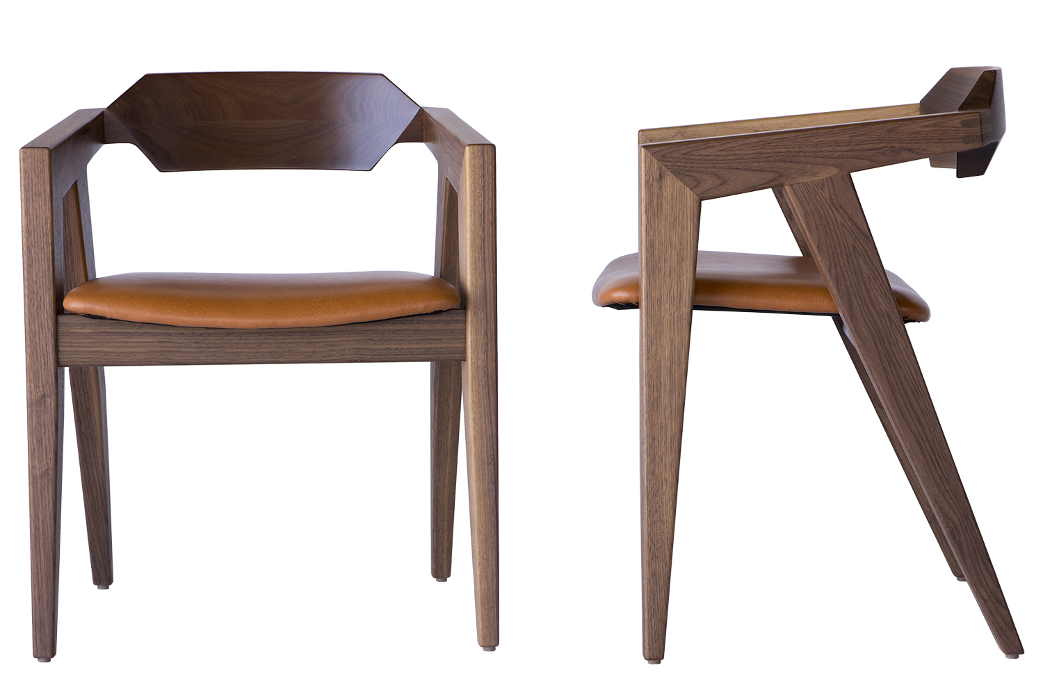 V2 luxury sustainable handcrafted made in america maine furniture custom angela adams dining chair