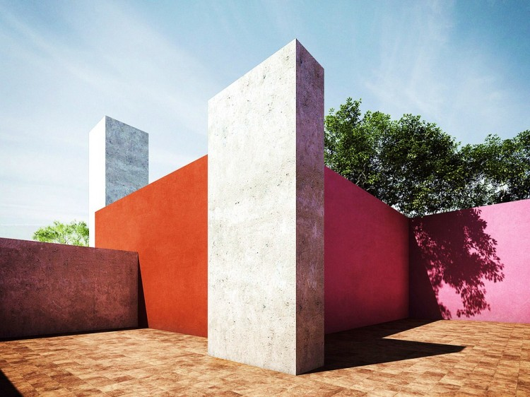 Luis Barragan architecture design color blog angela adams maine