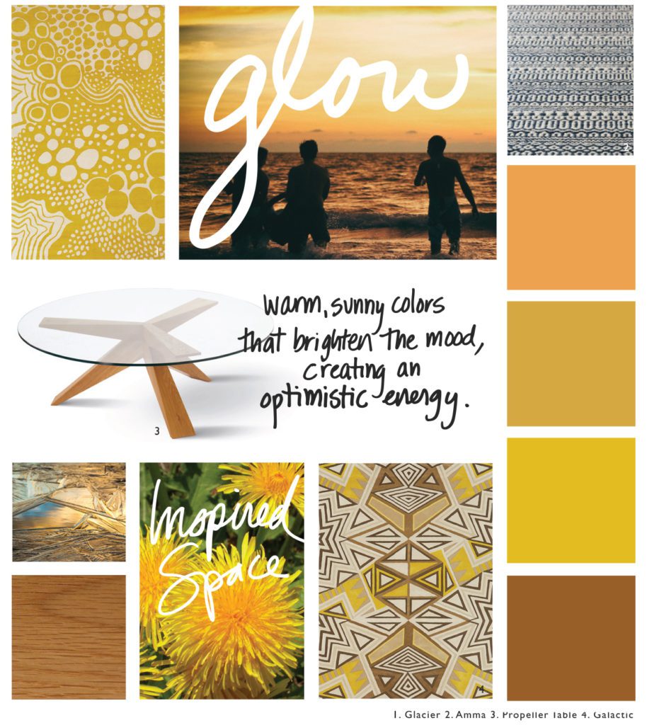 Glow yellow Inspired Spaces angela adams