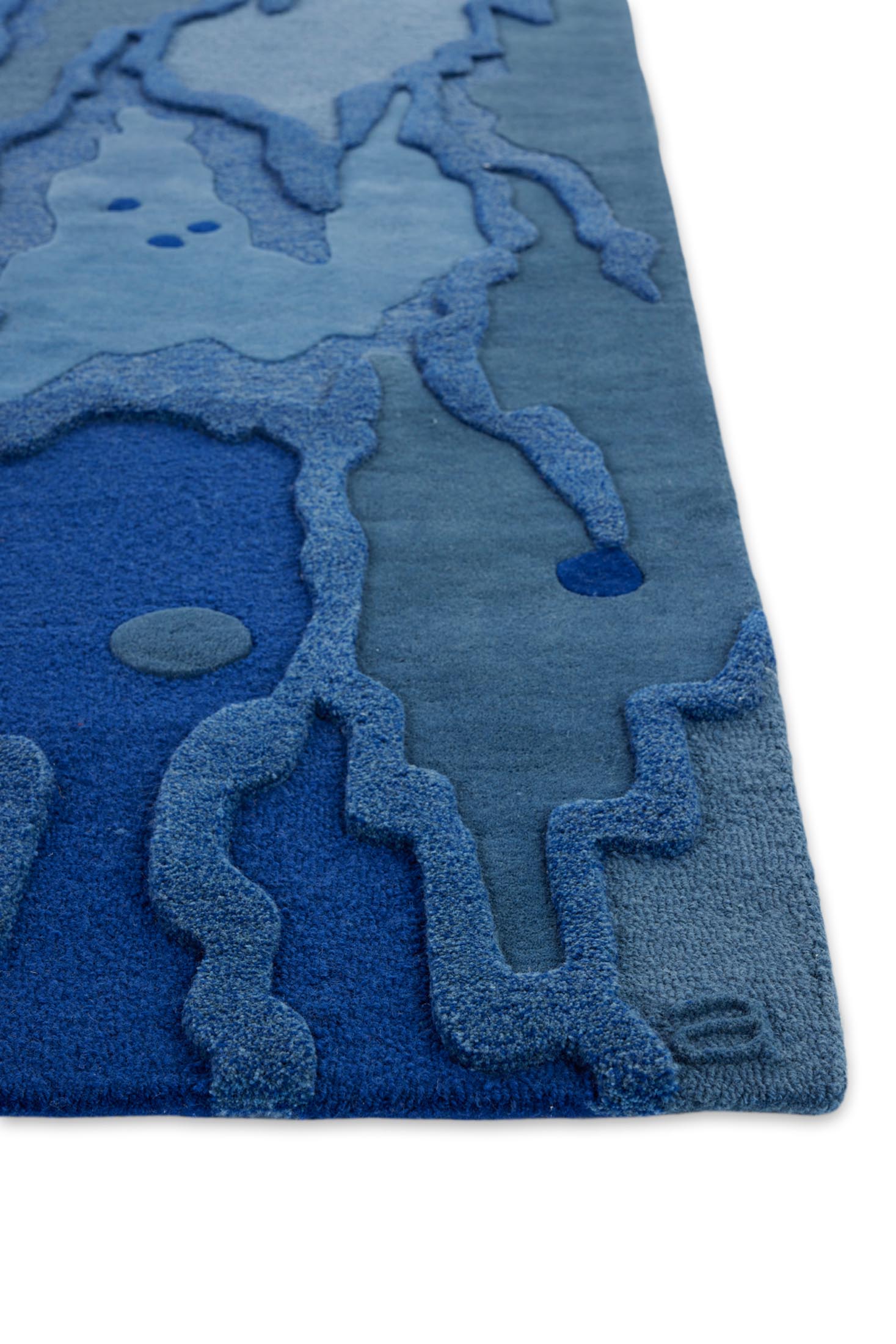 angela adams Ocean Navy rug contemporary modern